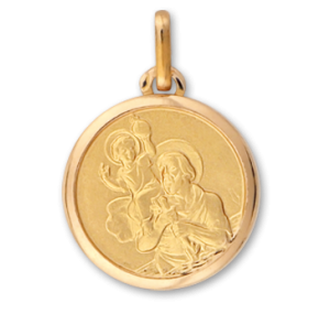 Médaille Or St.Christophe 